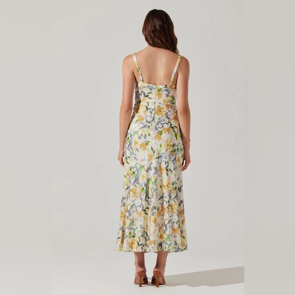 ASTR the Label Floral Corset Satin Dress XS - Picture 8 of 13
